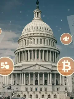 Representación visual del impacto de la Blockchain Innovation Act en el ecosistema cripto de Estados Unidos.