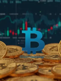 Logotipo de MicroStrategy fusionado con símbolos de Bitcoin, representando su estrategia de acumulación masiva y su impacto en el mercado cripto para 2026.